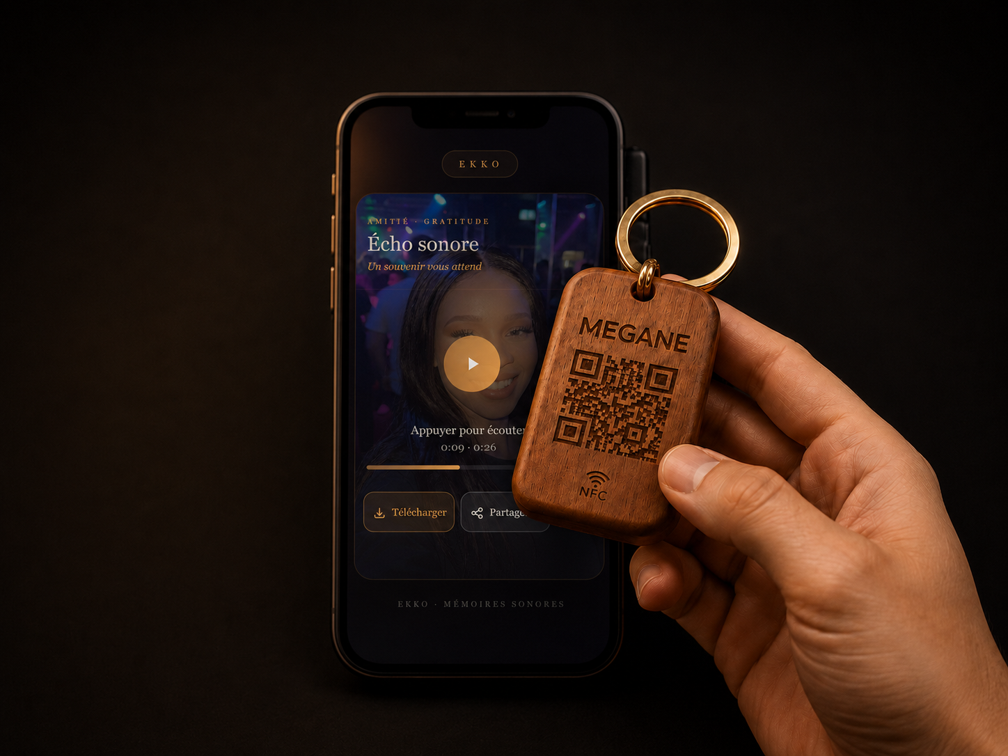 Recevez votre porte-clé à scanner